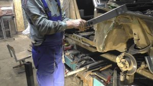 2107 удар в стойку двери ч.3