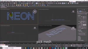 3dsMax Lighting by VRay - Neon Light by VRay Mesh Light