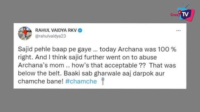 BB 16 : TV Stars Support Archana Gautam After Ugly Fight With Sajid Khan ! смотреть онлайн