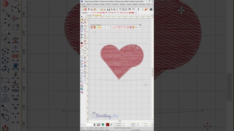 WILCOM ES: Эффект растекания (Liquid Effect) #tutorial #wilcom