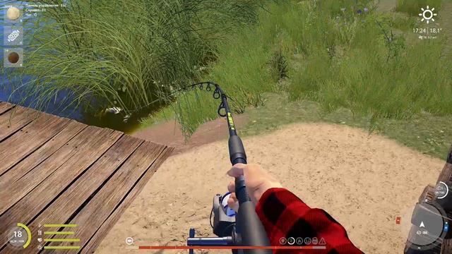 Ловил карася, поймал карпика на 10кг