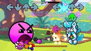 FNF Geometry Dash 2.2 vs Smiling Critters & Bluey ALL PHASES Sings Can Can | Fire In The Hole