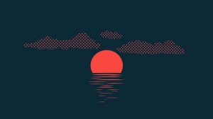 Пиксельный Закат | Cool Abstract Pixel Sunset | River Waves | Clouds - Живые Обои