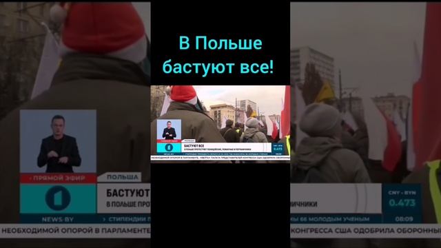 В Польше маршируют протесты. К забастовке полицейских присоединились пограничники и пожарные