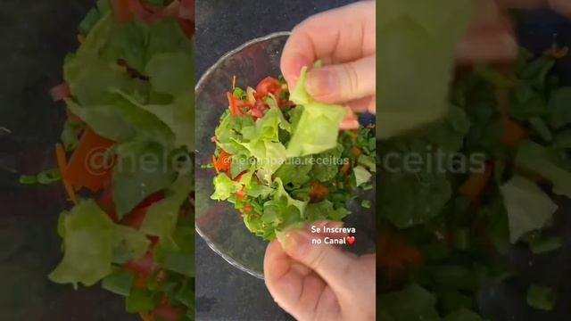 Salada com Ovos de Codorna 🥚Nutritiva, Proteica e Deliciosa 😋 #receitas #salada