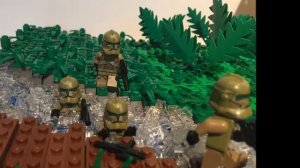 Lego Star Wars MOC: Clones and wookies preparing for the battle of kashyyyk (HD)