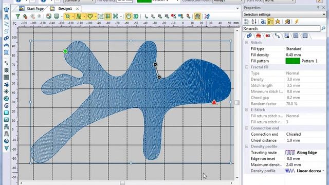 Tajima. Variable Density -- Градиентная заливка