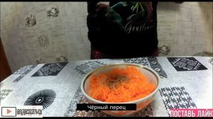 Морковь с чесноком и майонезом  Морковный салат за 5 минут простой рецепт.