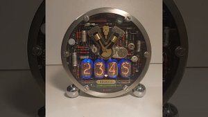 Ламповые часы Неоника МОТО