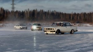 БОЕВАЯ КЛАССИКА В ДЕЛЕ. ПОСЕТИЛ СХОДКУ. ДРИФТ НА ЛЬДУ.