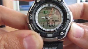 Casio AQW-101-1A видео-обзор и настройка