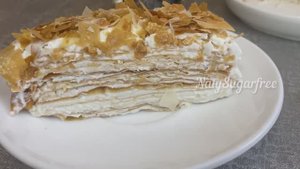ПП быстрый веган наполеон, без сахара, без сахзама, 3 ингредиента,