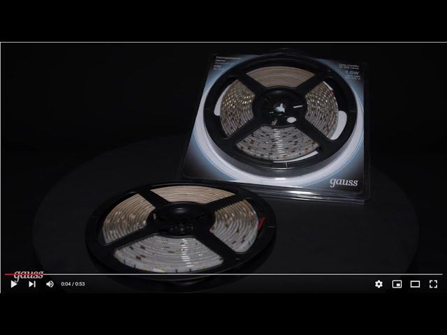 Ленты светодиодные GAUSS LED 2835 смотреть онлайн