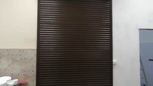 Рольставни DoorHan выполненный монтаж
