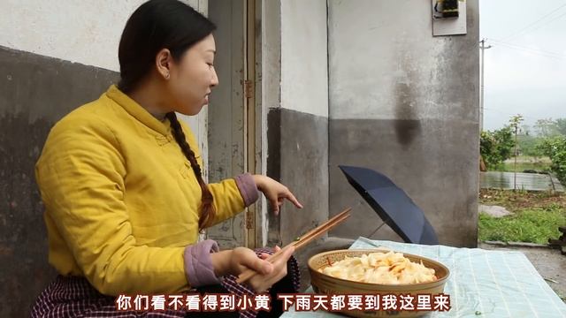 小雨今天做“雞蛋番茄刀削麵”，和金老師一人一碗，食慾大增吃爽了！ 【市民朱小雨】