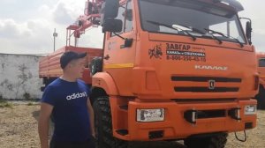 КАМАЗ 43118 c КМУ Kanglim 1256. Отзыв нашего покупателя из г. Уфа от 6.07.2020 г.