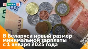 С 1 января размер минимальной месячной заработной платой в Беларуси вырастет на 16%