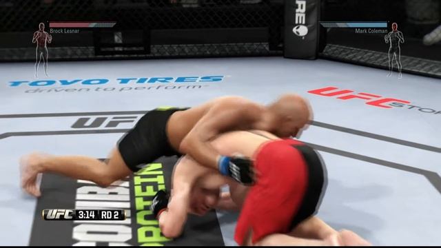 EA Sports UFC - Brock Lesnar vs. Mark The Hammer Coleman