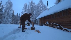 Возвращение в таёжную избу. День в тайге. Рыбалка на хариуса.