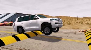 КрасшТЕСТ - ЗА РУЛЕМ! Играеи в  BeamNG.drive  - ТестДрайв!  Преодоление на машинах  препядствий на д