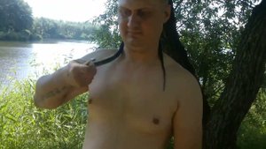Лето 2015г. На Урале, Оренбург. поймал змею
