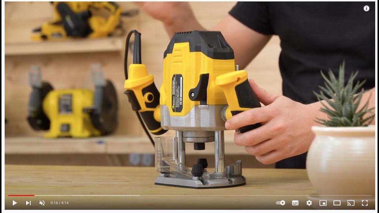 Фрезер сетевой KOLNER KER 1400V (обзор) смотреть онлайн