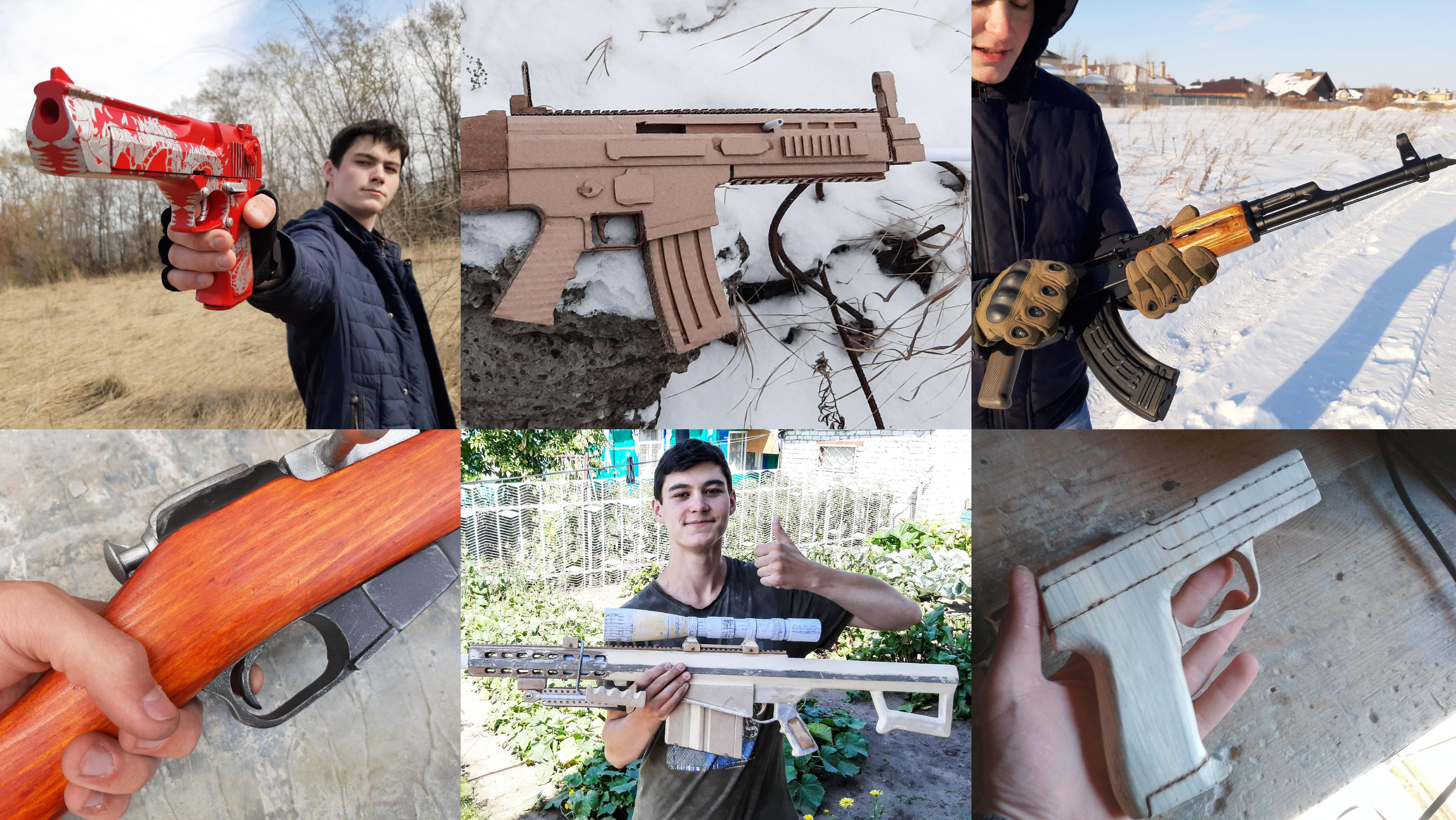 Макеты оружия из Картона, из Бумаги, из Доски, из МДФ, из Фанеры - Какие есть Способы Изготовления?