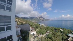 Лазурный Батилиман, панорамный вид на море из номеров 16, 24, 38)))