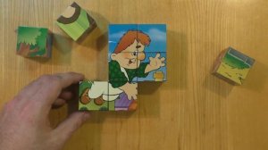 Весёлые мышата - Кубики - Карлсон из мультфильма "Карлсон" - развивающие мультики для детей