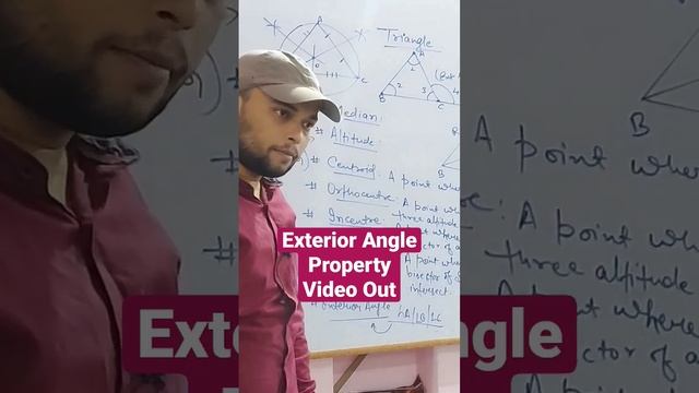 Exterior Angle Property, For Full Video Visit Our Channel and Do Subscribe !