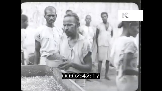 British India, South Indian Prison 1910s, Rare video ..... смотреть онлайн