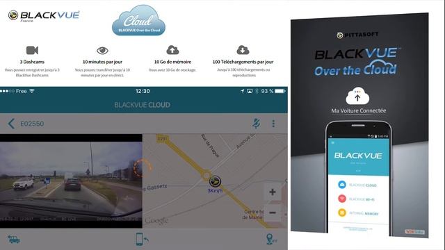 BlackVue Cloud BV DR650 GW 1CH & 2CH смотреть онлайн