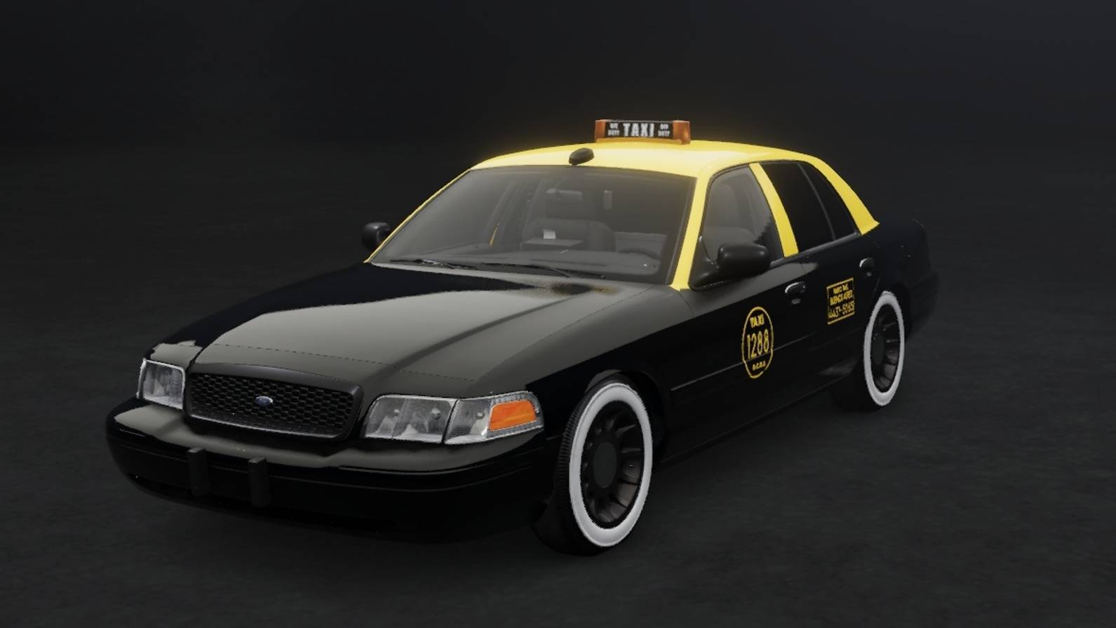 Автомобиль Большой спорт гонка TAXI Ford Crown Victoria Marco's Cab