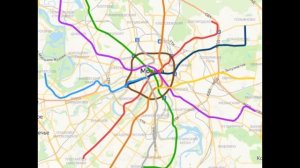 Эволюция Московского метро 1935-2028 (маркером по карте)
