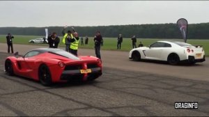 Nissan GTR vs Ferrari 2016