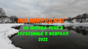 #81 Микроджиг на Москва-реке 11 февраля 2022