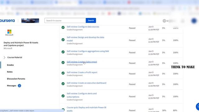 Deploy and Maintain Power BI Assets and Capstone project,(week-1-5) All Quiz Answers.#coursera #mr