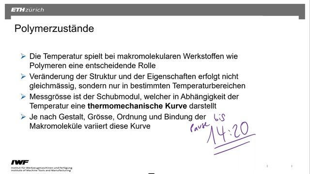 Übungsstunde 13B - Polymere I - Werkstoffe und Fertigung II смотреть онлайн