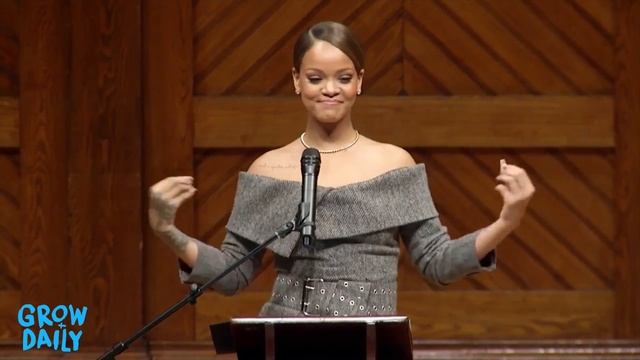 Rihanna at Harvard Receiving their 2017 Humanitarian of the Year Award | #GrowDailyGems смотреть онлайн