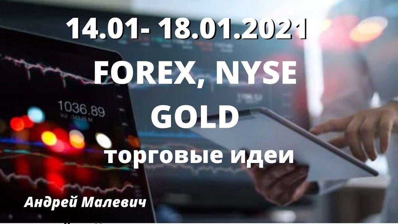 14.01- 18.01.2022 FOREX, NYSE торговые идеи