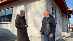 Отзыв заказчика о строительстве одноэтажного дома со скатной кровлей по типовому проекту КД-100.