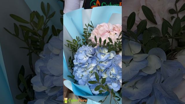 Букет из гортензий