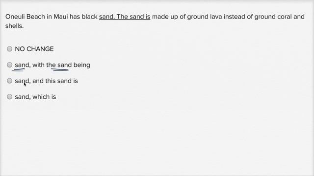 Writing: Syntax — Basic Example  | Writing & Language | SAT | Khan Academy