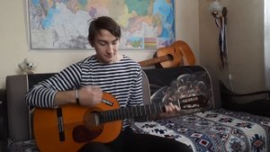 Сашка Кошка - Враг (cover) на гитаре