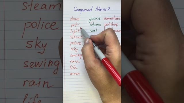 Сложные существительные 2 Compound noun practice #английскийбыстро #английскийснуля #learnenglish
