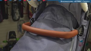 Санки-коляска в Балашиха Ника Детям 7-8K (синий елочка) НД7-8К:1