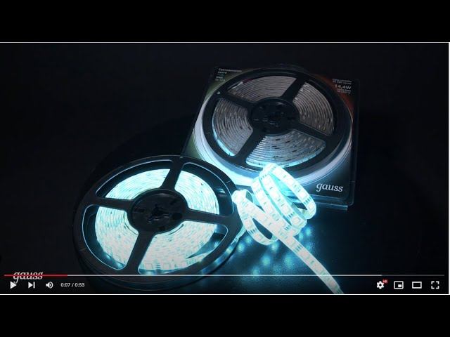 Ленты светодиодные GAUSS RGB смотреть онлайн