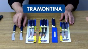 Ножи Tramontina Multicolor универсальные, для томатов, овощей, для стейка, масло, яблоко, хлеб масло