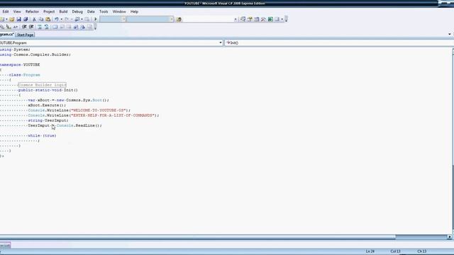 Cosmos OS Tutorial 1 - Basic Text Input and Output смотреть онлайн