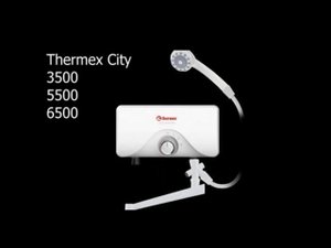 Производительность проточных водонагревателей Thermex City, Surf, Balance и Hotty